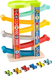 Tooky Toy Цветна пързалка за колички