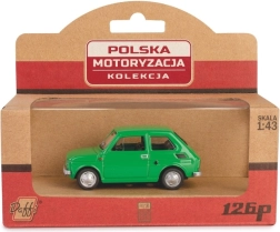 Metal model Fiat 126p Maluch 1:43 – green