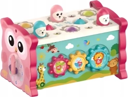 CHIPOLINO Моторна кубче 8в1 Сова Розова