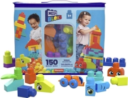 Голяма чанта със 150 строителни блокчета MEGA BLOKS