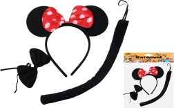 Карнавален комплект - мишка черна