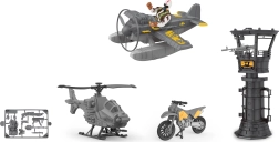 Military set with airplane and tower 21 cm