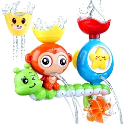 Woopie детска водна играчка за вана с маймунка и чашка