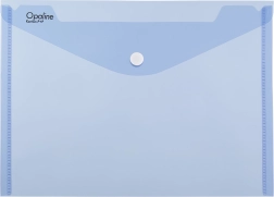 Плик с копче A4 OPALINE, син (опаковка 5 бр.)