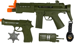Военен комплект с автомат с светлинни и звукови ефекти