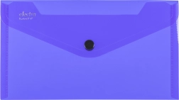 Navy blue clutch with snap closure