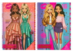 Креативен тетрадник за модни дизайнерки Besties