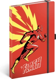 Бележник с редове THE FLASH с ластик и халка за химикал