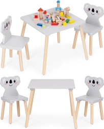 Детска масичка и 2 стола Koala ECOTOYS
