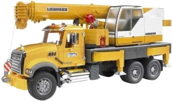 Bruder MACK Granite автокран LIEBHERR 1:16