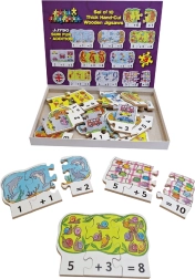 Just Jigsaws Wooden Addition Puzzle - 30 Pieces