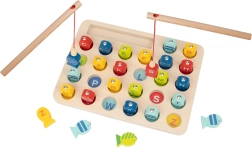 Дървена риболовна игра „Учене на букви“ Tooky Toy