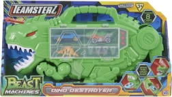 Teamsterz Beast Machines динозавър с 4 аксесоара – комплект за съхранение на колички и екшън игра