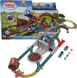 Fisher-Price Томас и приятели железопътна линия Доставка на бъчви: зареди и изстреляй с локомотива Томас