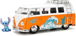 Фигурка Stitch 4 см и модел Volkswagen T1 1:24 от Jada Toys
