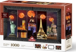 Puzzle with Frame and Glue 3in1 Bloody Moon 1000 Pieces