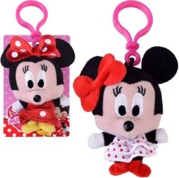 Плюшен ключодържател MINNIE MOUSE с клипс 10 см