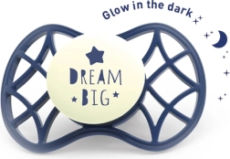 Ортодонтска залъгалка 6м+ светеща в тъмното Blue Moon