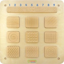 Masterkidz сензорна стенна дъска – разпознаване на текстури