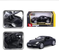 Модел на кола BBURAGO PORSCHE 911 Carrera S 1:24 черна