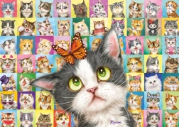 Puzzle SCHMIDT – Cat Expressions, 1000 Pieces
