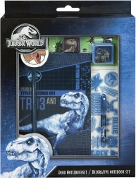 Творчески комплект с тефтерчета с мотив JURASSIC WORLD