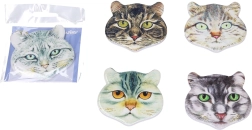 Cat magnet 7.5 × 7.5 cm