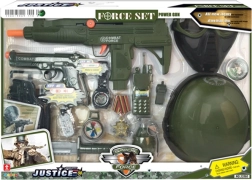 Военен комплект с каска за деца