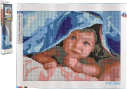 Диамантено рисуване Сладко бебе 30x40 см