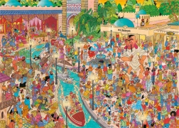 Пъзел JUMBO Jan van Haasteren – Фата Моргана, 1000 части