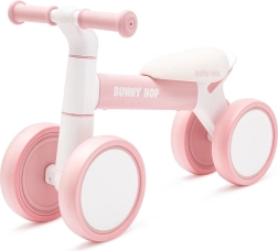 Детско балансиращо колело Baby Mix Bunny Hop ултралеко, розово
