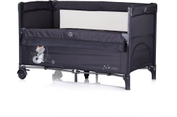 Chipolino пътническо бебешко легло Relax Anthracite