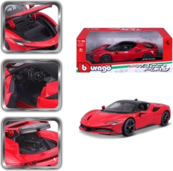 Метален модел BBURAGO FERRARI SF90 STRADALE 1:18 червен