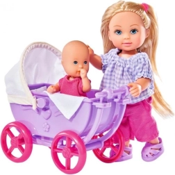 Кукла Evi Love с количка и бебе
