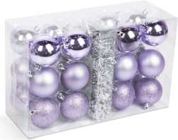 Purple Christmas Tree Ornament Set, 26 Pieces