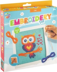 Cross-stitch embroidery kit – owl