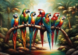 Puzzle Tropical Paradise 500 Pieces