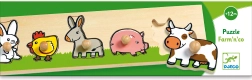 Djeco Peg Puzzle with Knobs – Farm Animals