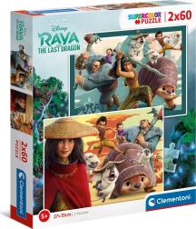Raya and the Dragon Puzzle 2x60 pieces