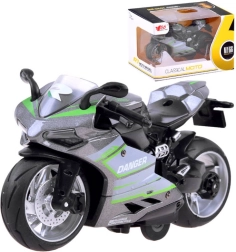 Метален модел на мотоциклет с механично навиване