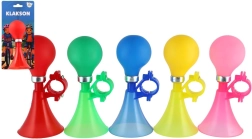 Клаксон за велосипед с гумена балонка, 14 см – различни цветове