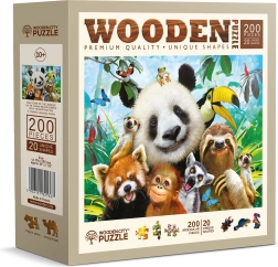 Дървен пъзел Welcome to the Jungle – 200 части