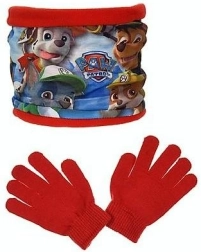 Paw Patrol Neck Warmer and Gloves