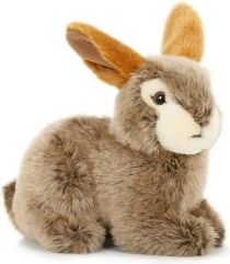 Плюшено зайче 20 см кафяво