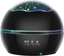 Нощен проектор със звездно небе и подводен свят – черна