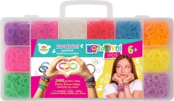 Креативен комплект за плетене на ластици с стан и аксесоари