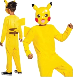 Детски костюм POKEMON Pikachu с маска (4–6 години, 109–126 см)