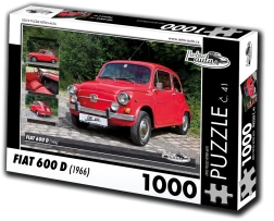 Puzzle RETRO-CARS Fiat 600 D (1966) – 1000 pieces