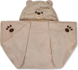 Топло одеяло с качулка Мечка Cozy Noxxiez