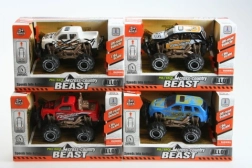 Metal pull-back jeep 9 cm